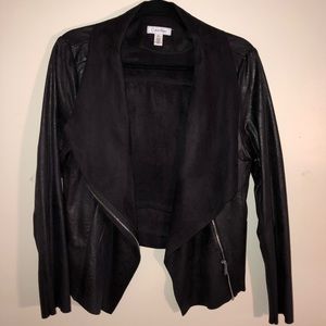 Calvin Klein open draped blazer jacket